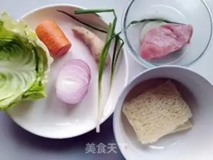 Make Spam with cabbage step 0