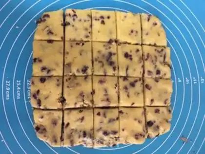 Make Coconut walnut cranberry scone step 12