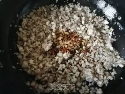 Make Pumpkin, egg dumplings step 12