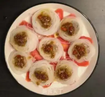 Make Garlic fan steamed shrimp step 4