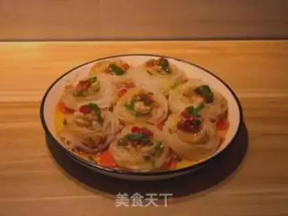Make Garlic fan steamed shrimp step 6