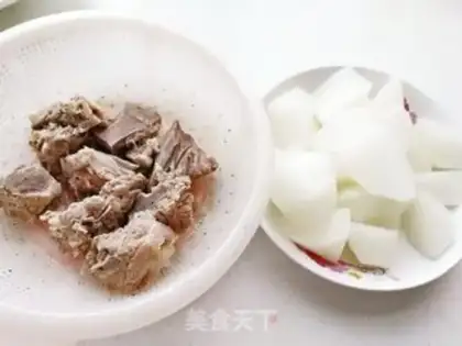 Make White radish steak soup step 2