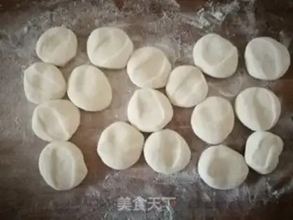 Make Pumpkin, egg dumplings step 23