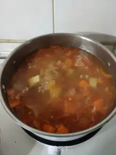Make Potato veggie soup step 4