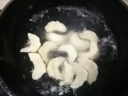 Make Pumpkin, egg dumplings step 28