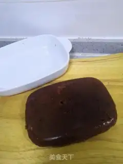Make A mountain cake step 8