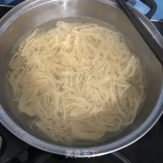 Make Fresh soup noodles step 10
