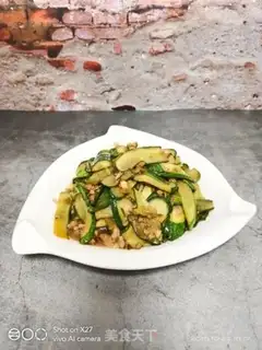 Make cucumber fried meat step 6
