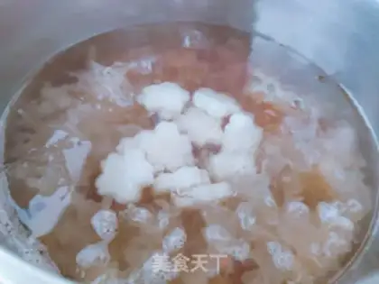 Make Peach gel, silver edear step 4