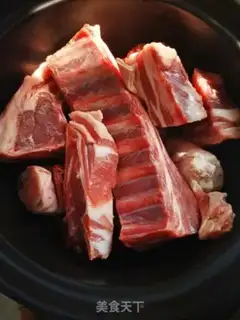 Make A lamb radish step 0
