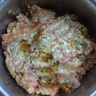 Make Oily corn meat step 4