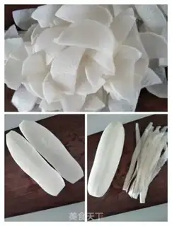 Make Sydney radish step 1