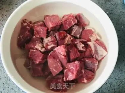 Make Red beef step 1