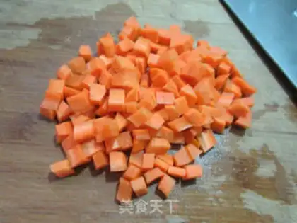 Make A fragrance cashew carrot corn step 2