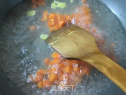 Make A fragrance cashew carrot corn step 3