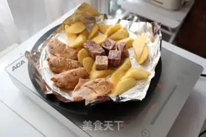 Make Roasted chicken wings, potatoes step 6