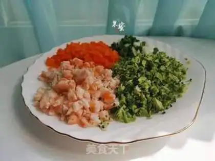 Make Vegetable shrimp rice cake step 4