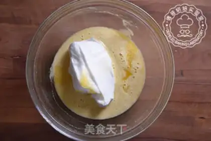 Make Almond sponge cake step 3