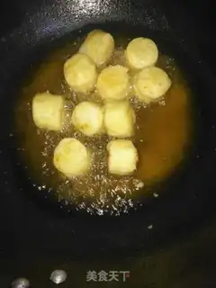 Make Sweet sour, sweet jade tofu step 1