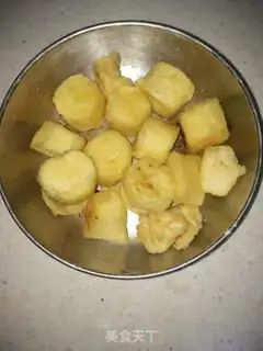 Make Sweet sour, sweet jade tofu step 2