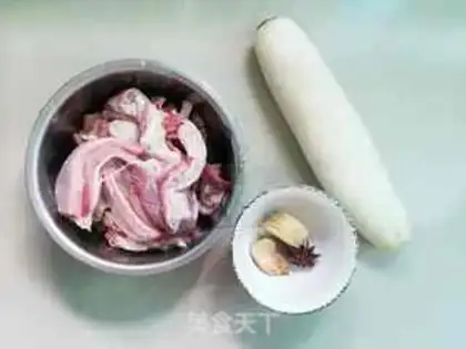 Make The radish is purified step 0
