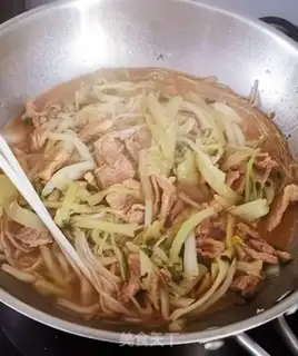 Make Powder pork stew step 6