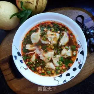 Make Sour soup dumplings step 9