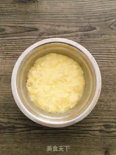 Make Salted egg and yellow fried rice step 1