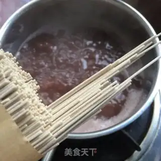 Make Red bean soy noodle step 3