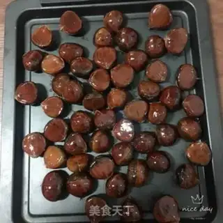 Make White sugar roasted chestnuts step 4