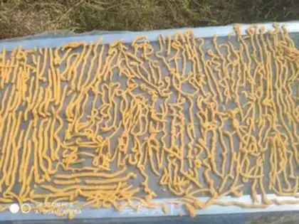 Make Potato sesame step 12
