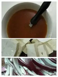 Make Onion tofu step 3