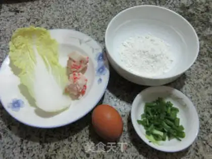 Make Shrimp-flavored doll pancakes step 0