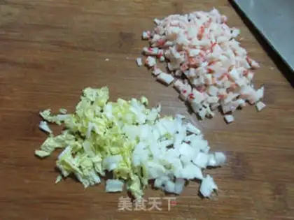 Make Shrimp-flavored doll pancakes step 1