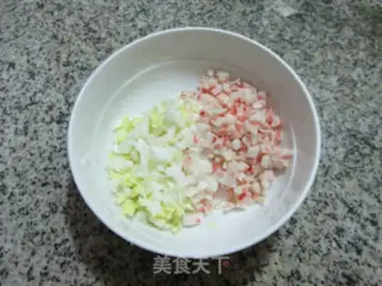 Make Shrimp-flavored doll pancakes step 2