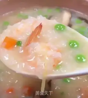Make Shrimp congee step 7