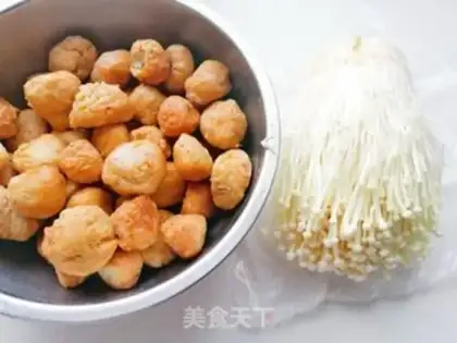 Make The golden mushrooms burn the balls step 0