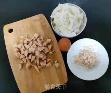 Make Egg fried rice step 0
