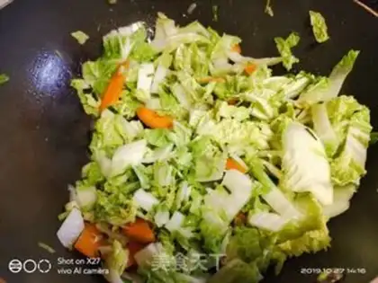 Make Carrots and cabbage step 3