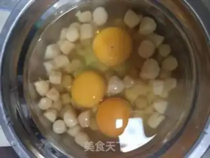 Make Eggs and bedding step 1