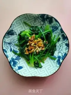 Make Garlic spinach step 6