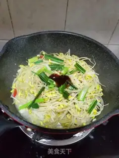 Make Garlic sprouts step 6