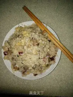 Make Chicken-leged cabbage egg fried rice step 12