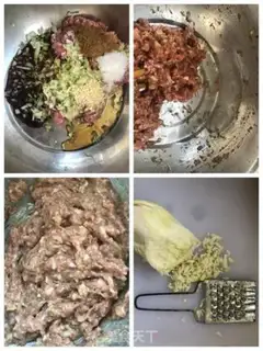 Make Big cabbage pork dumplings step 1