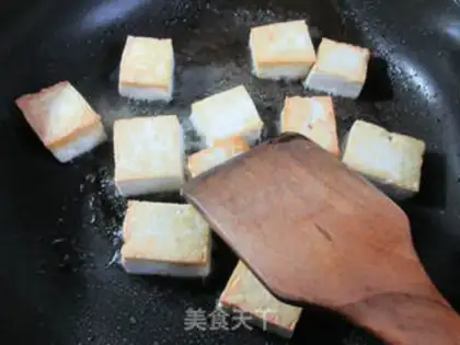Make Black-mute potatoes burning old tofu step 2