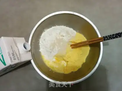 Make The corn pasta stick step 1