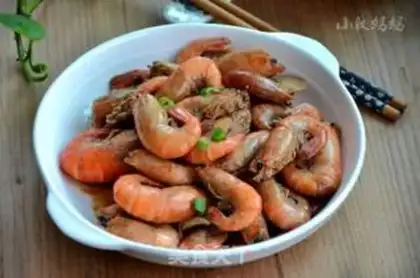 Make Red-burned shrimp step 7
