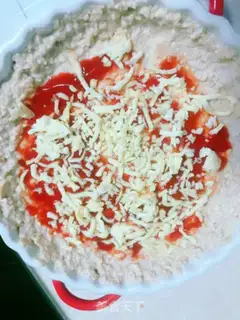 Make oatmeal egg pizza step 7