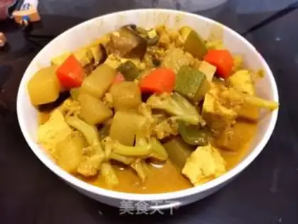 Make Vegetable curry step 2