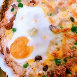 Make oatmeal egg pizza step 13